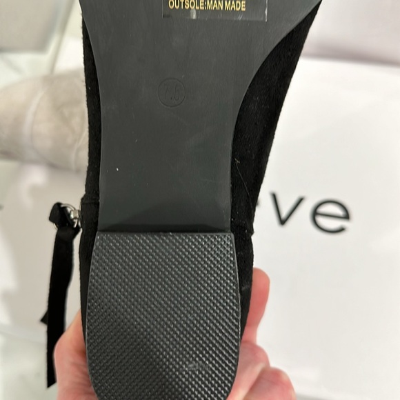 Stillieve Black ankle booties with side zipper, NEW, size 7.5 - Picture 4 of 5